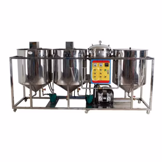 Peanut Sunflower Edible Oil Refinery Plant Oil Mini Refinery