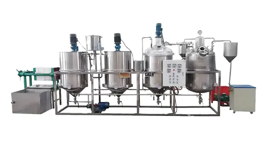 2t Stainless Steel Crude Palm Oil Refining Machine